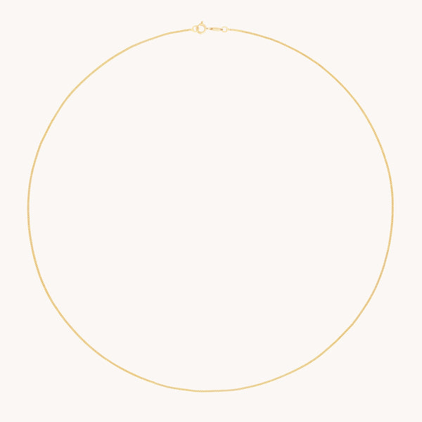 astrid & miyu Miyu Chain Necklace in Solid Gold