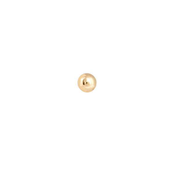 Astrid & Miyu Solid Gold Large Ball Piercing Stud