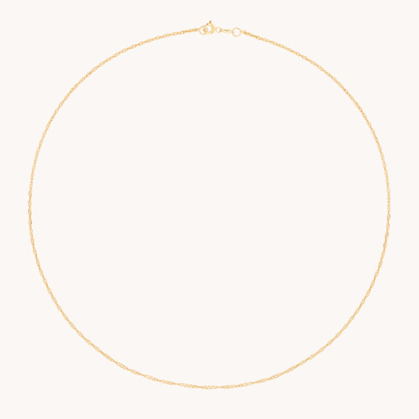 astrid & miyu Bold Astrid Chain Necklace in Solid Gold