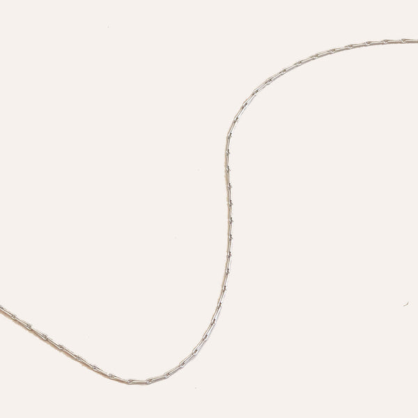 Astrid & Miyu Marylebone Chain Necklace In 9k White Gold