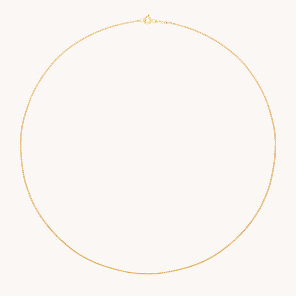 astrid & miyu Shoreditch Chain Necklace in Solid Gold