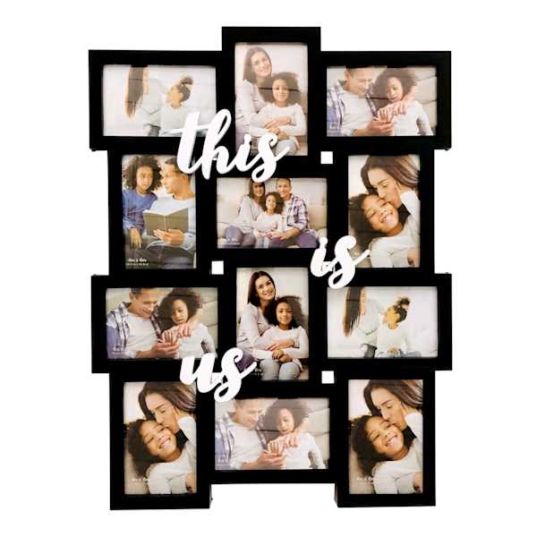at home 12-Opening This Is Us Black Collage Picture Frame 18x23