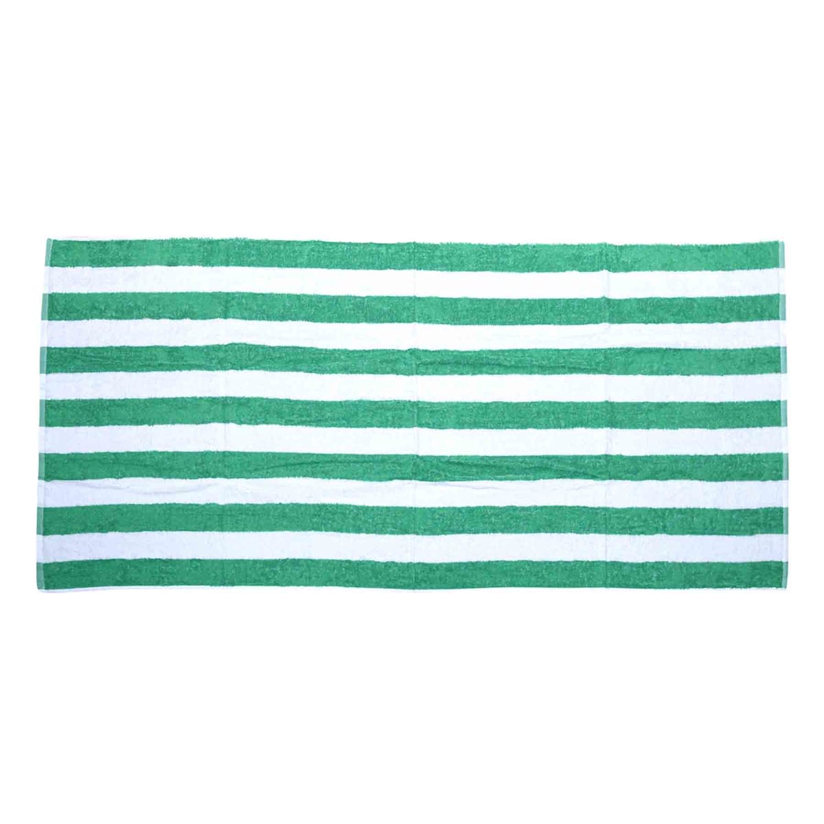 At Home 2-Pack Cabana Blue & Green Stripe Beach Towels 28x58