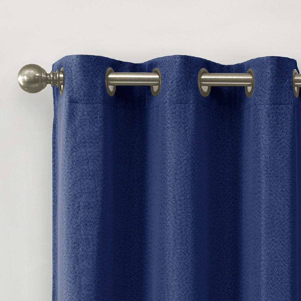 At Home 2-Pack Navy Blackout Grommet Curtain Panels 95"