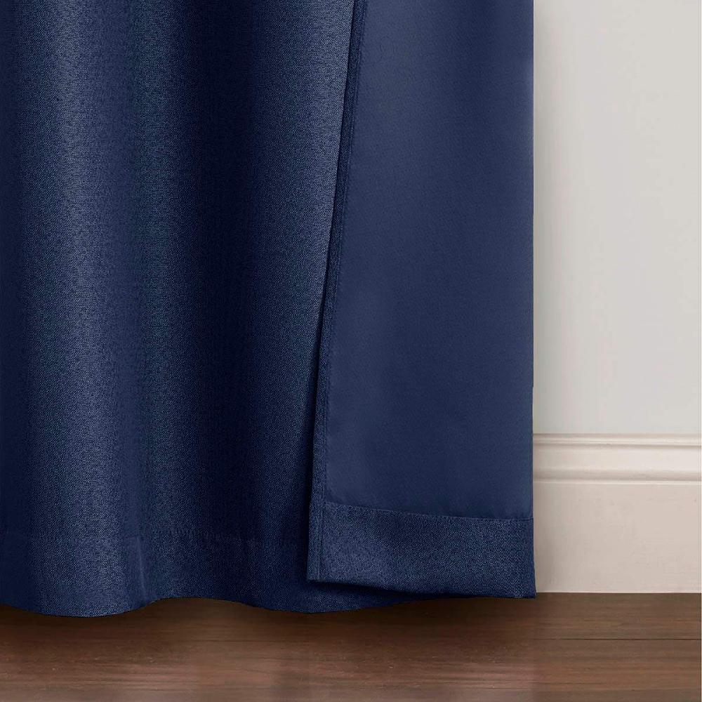 At Home 2-Pack Navy Blackout Grommet Curtain Panels 95"
