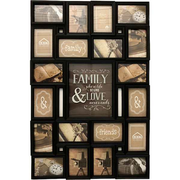 at home 20-Opening Family & Love Shadow Box Collage Picture Frame 23x35