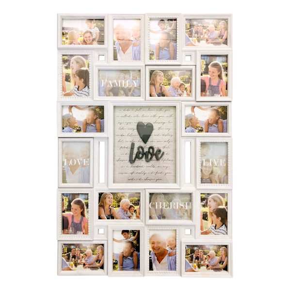 at home 20-Opening Shadow Box Love Art Collage Picture Frame 23x35