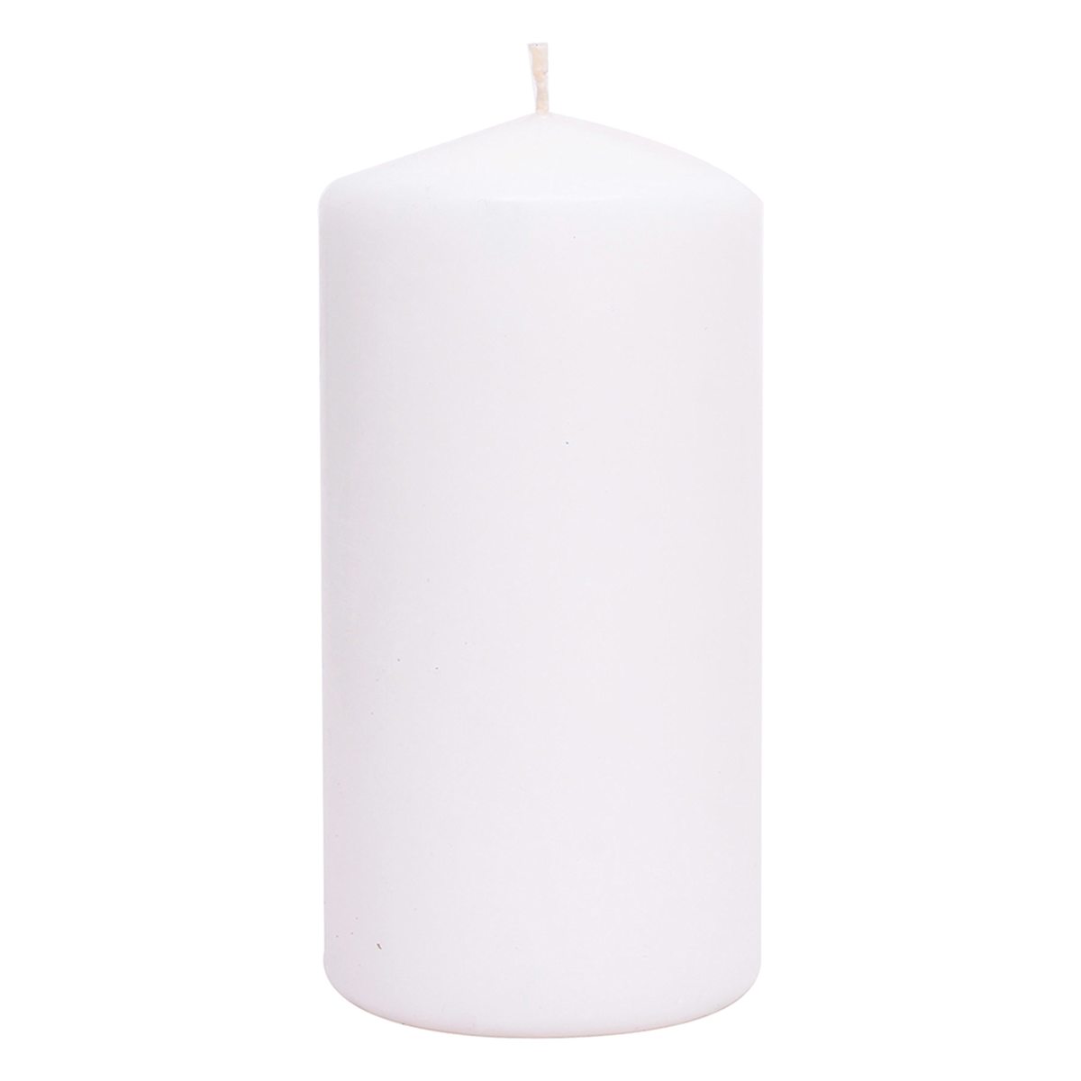 At Home 3-Pack White Unscented Overdip Pillar Candles 5.6"