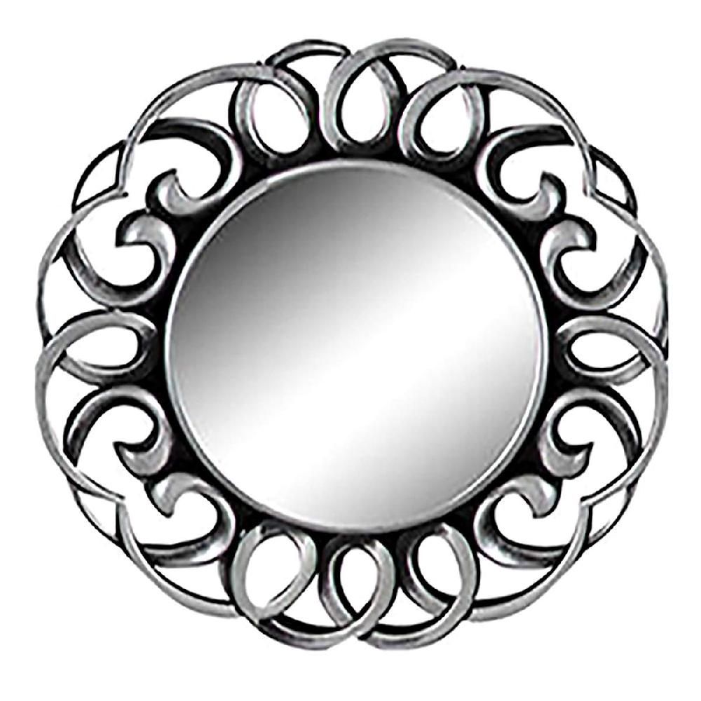 At Home 3-Piece Ornate Decorative Wall Mirror Set 10"