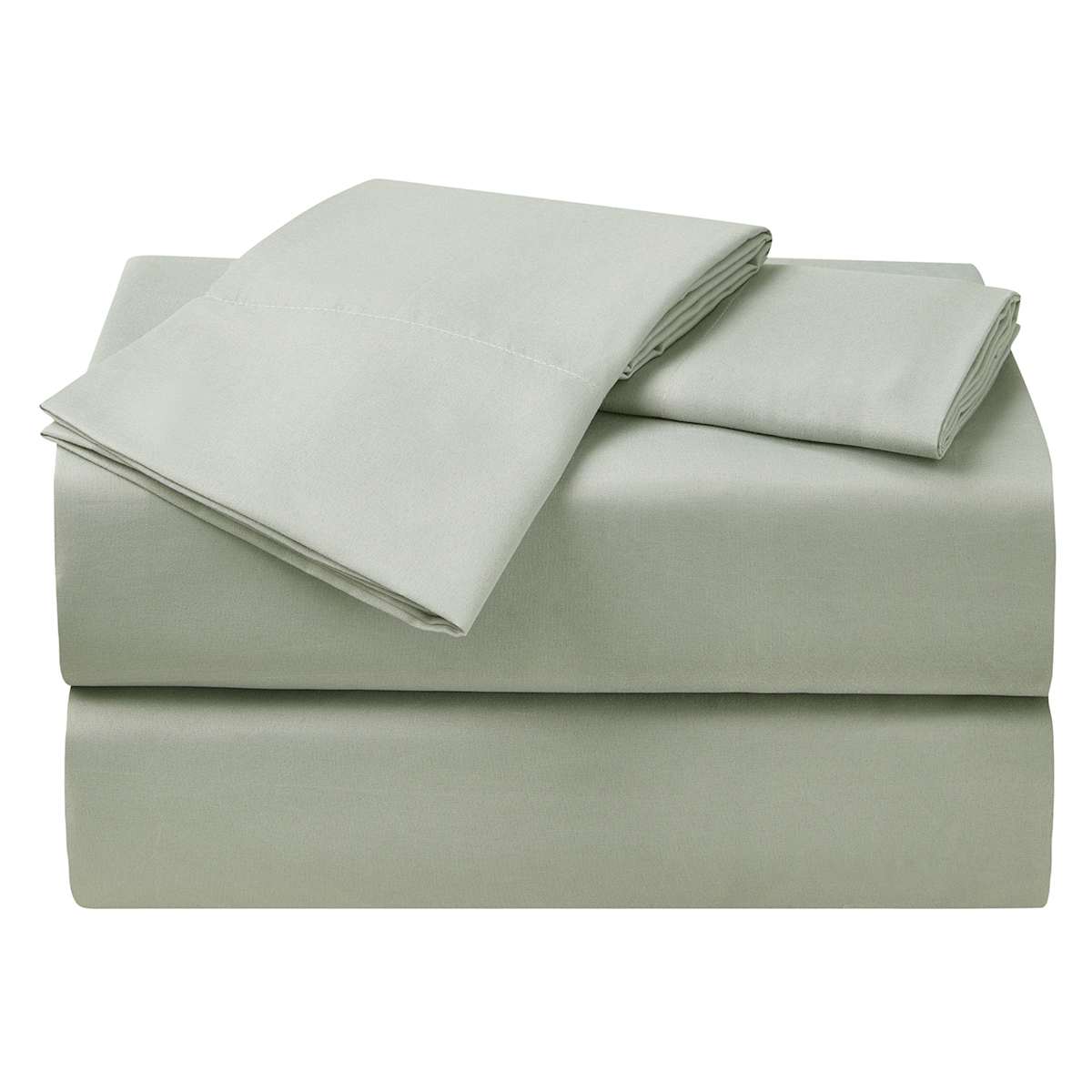 At Home 4-Piece Sage Cooling Microfiber Sheet Set Queen