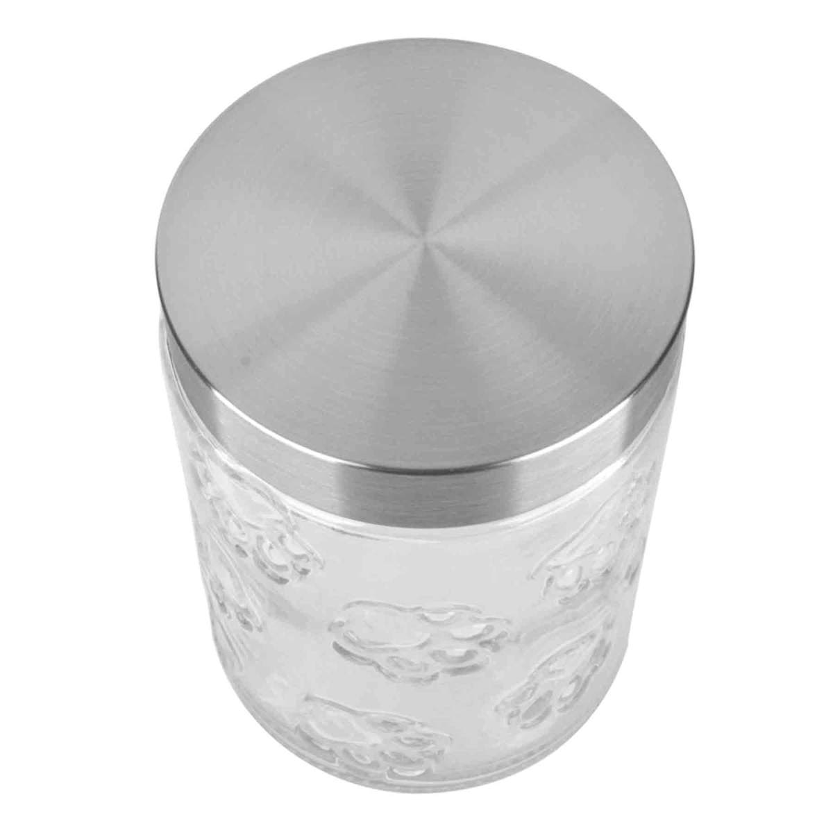 At Home 42-Ounce Maxwell Clear Glass Pet Canister Medium