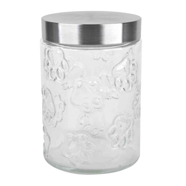 at home 42-Ounce Maxwell Clear Glass Pet Canister Medium