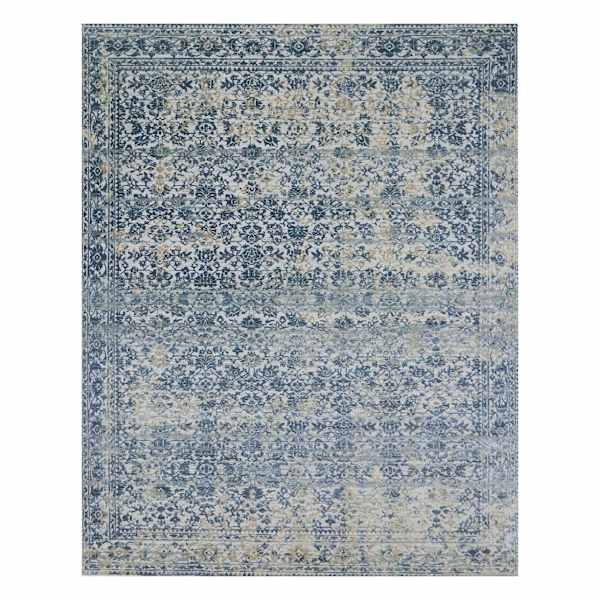 at home (A377) Providence Venice Distressed Look Blue Area Rug 8x10