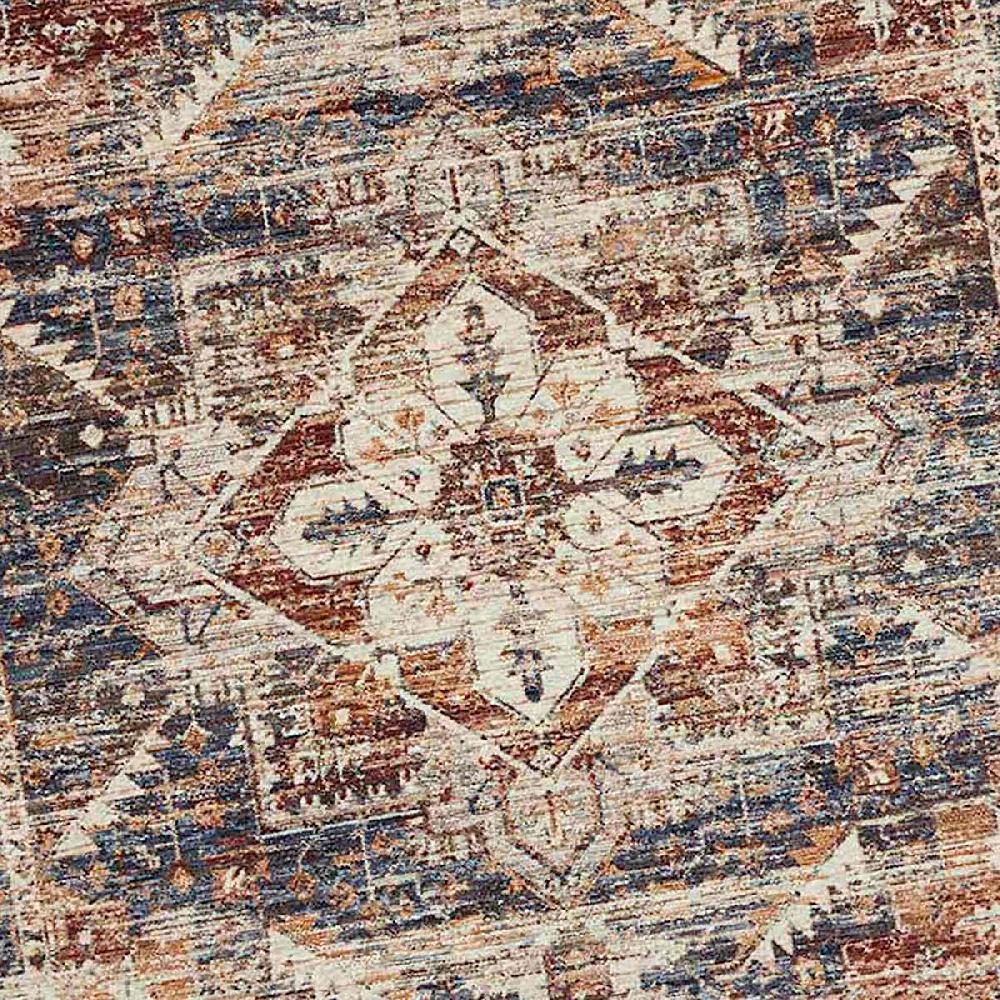 At Home (A407) Halton Slate Rust Distressed-Look Area Rug 8x10