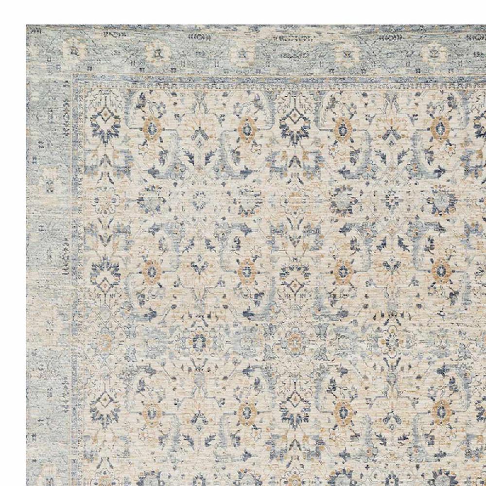 At Home (A437) Honeybloom Penelope Distressed Look Grey Area Rug 8x10