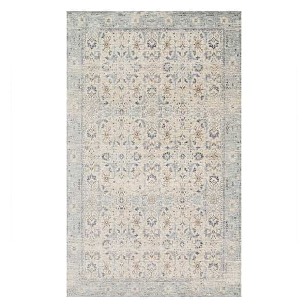 at home (A437) Honeybloom Penelope Distressed Look Grey Area Rug 8x10