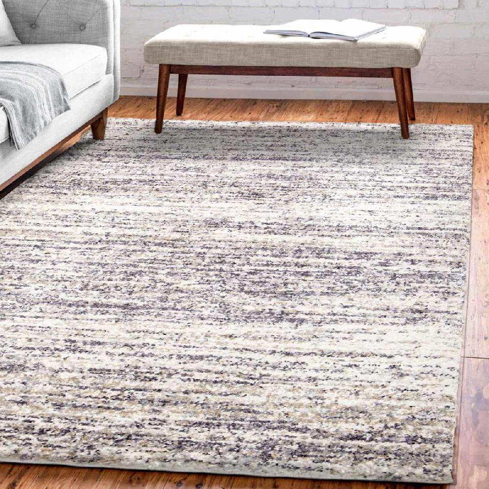 At Home (A452) Heather Fields Light Taupe Area Rug 8x10