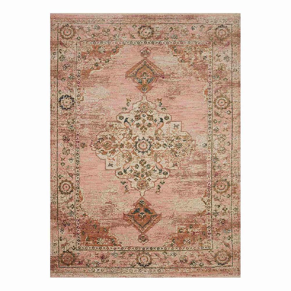 At Home (A465) Found & Fable Pink Jeweled Medallion Area Rug 9x12