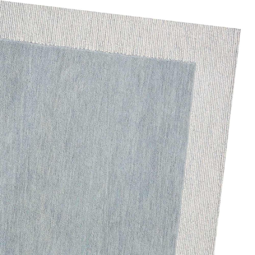 At Home (A529) Linwood Blue Tufted Area Rug With Border 8x10