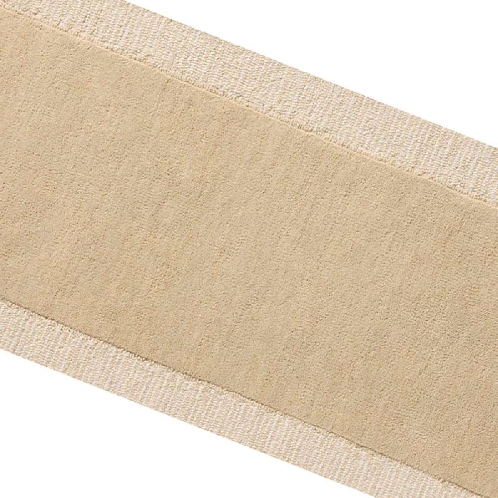 At Home (A530) Linwood Beige Tufted Runner With Border 2x7