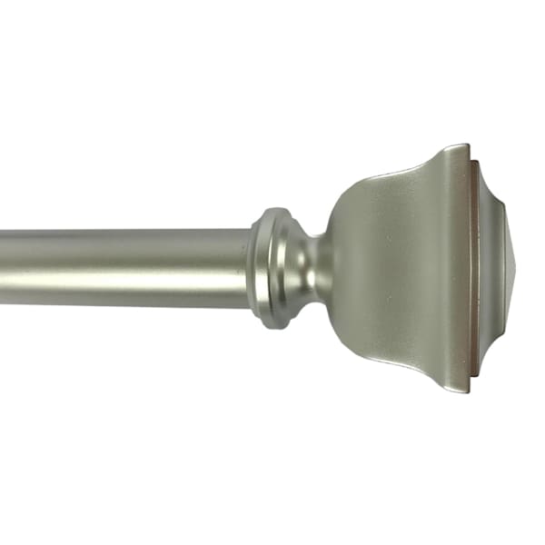 at home 1" Bronze Square Curtain Rod 18-36"