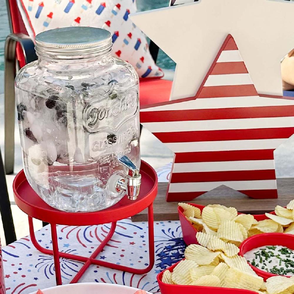 At Home 1-Gallon Yorkshire Beverage Dispenser