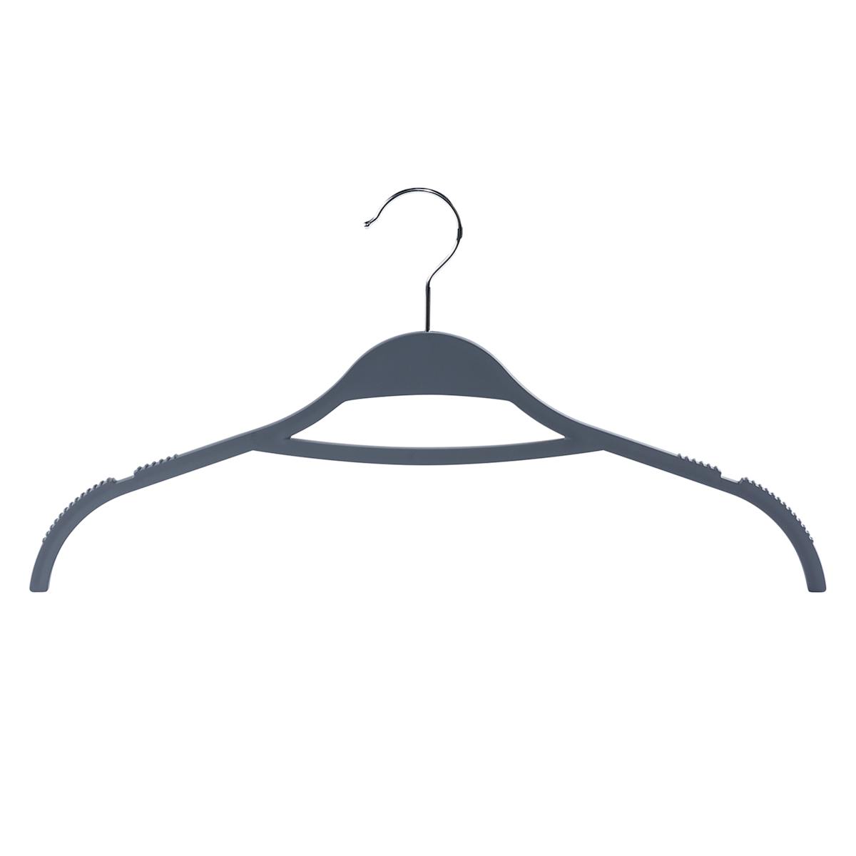 At Home 12-Piece Non-Slip Shirt Hangers Grey