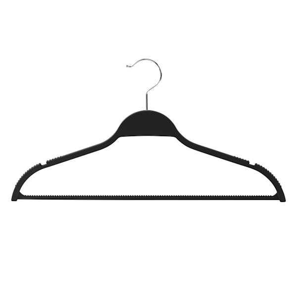 at home 12-Piece Non-Slip Suit Hangers Black