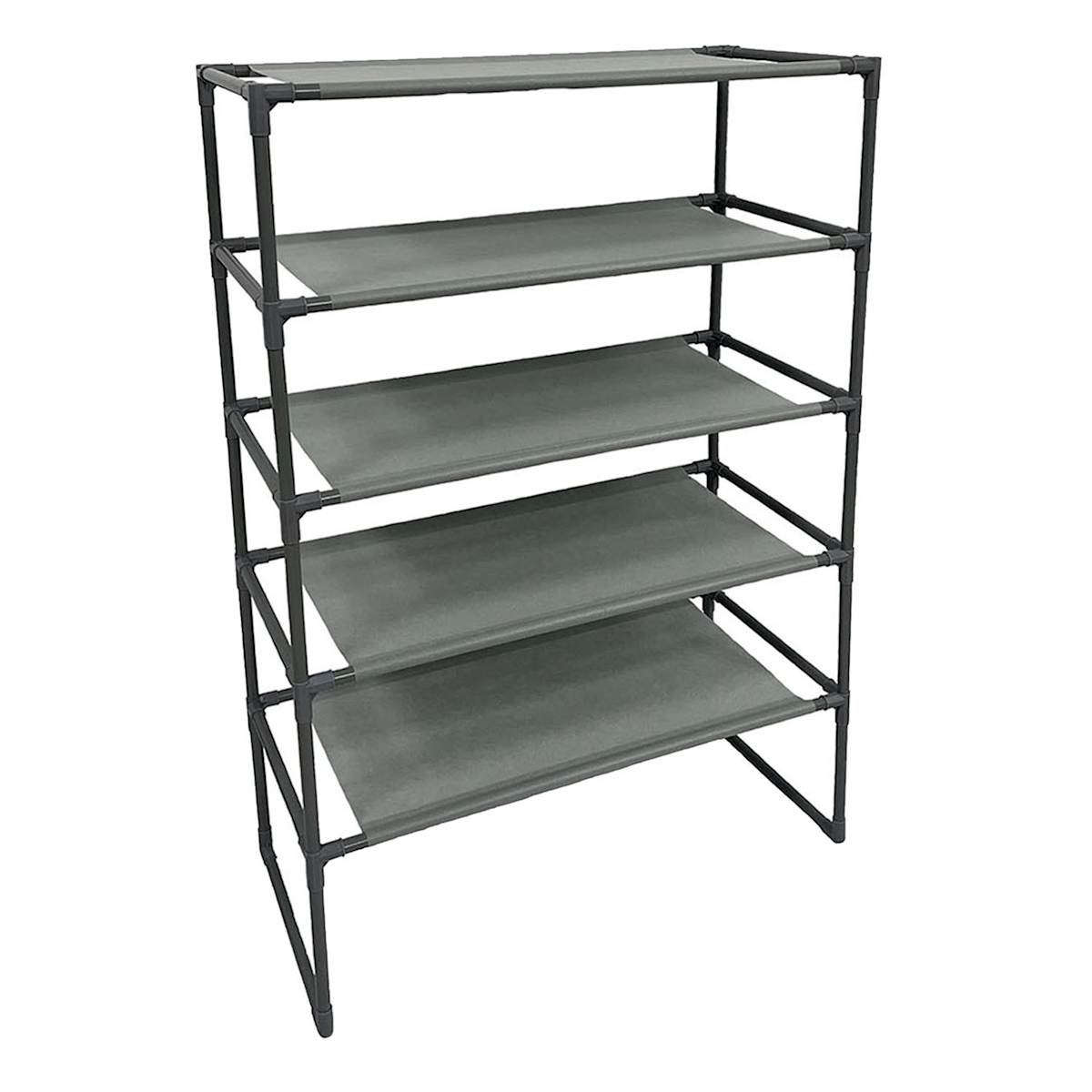 At Home 15-Pair Standing Stackable Shoe Rack