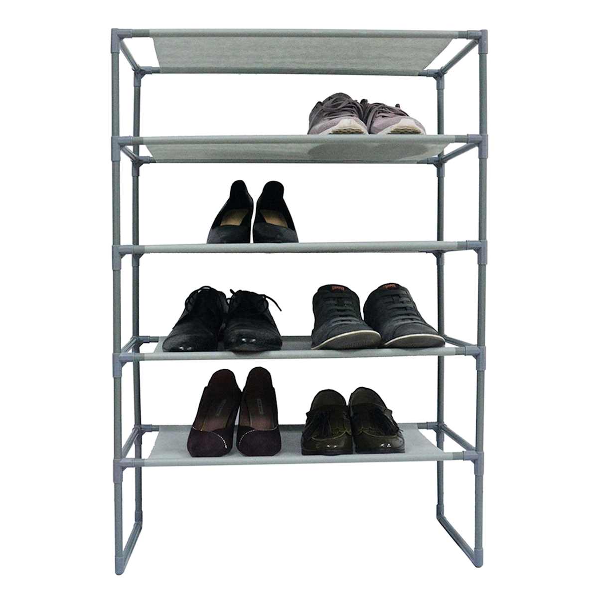 At Home 15-Pair Standing Stackable Shoe Rack