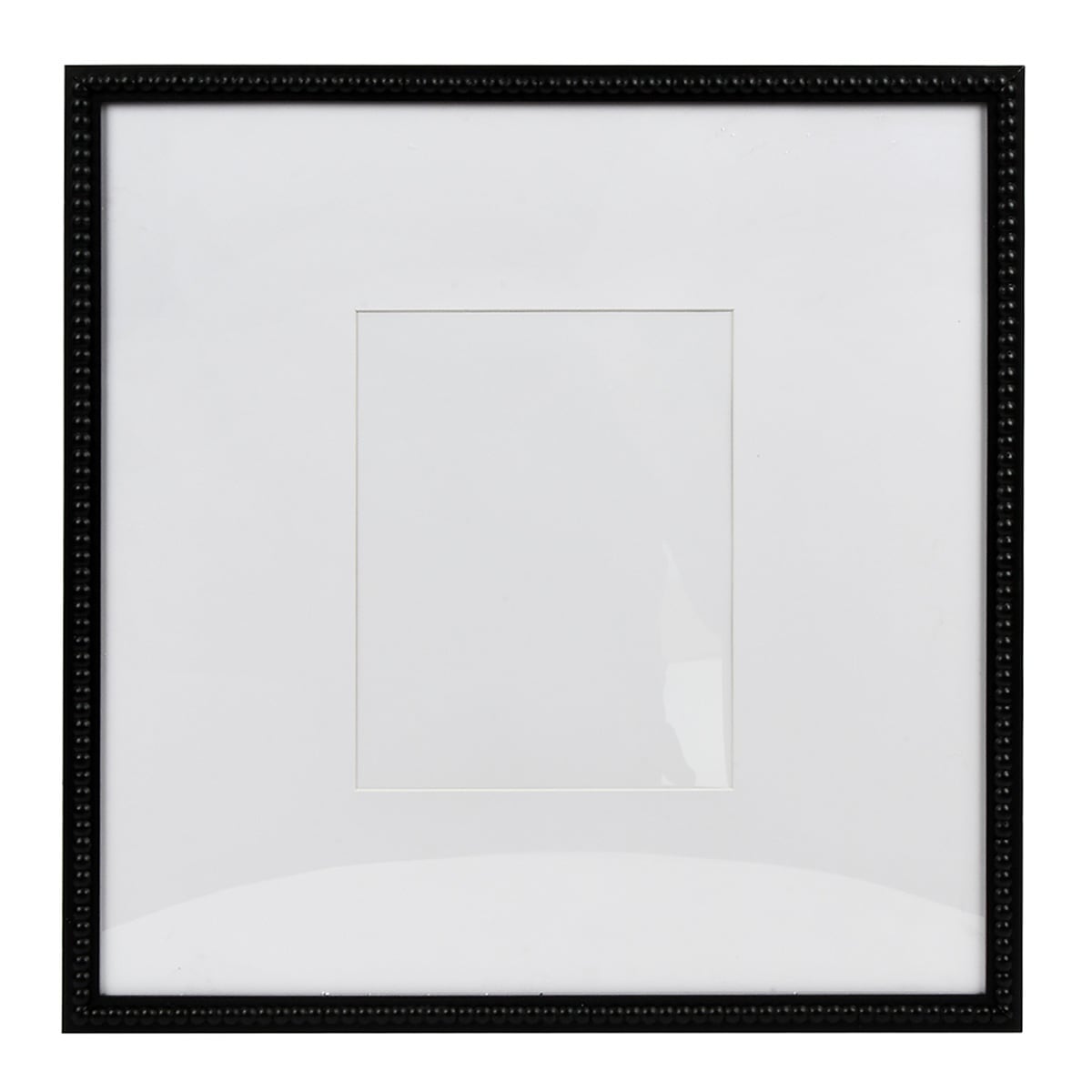 At Home 18" Black Matted To 8x10 Beaded Wall Frame