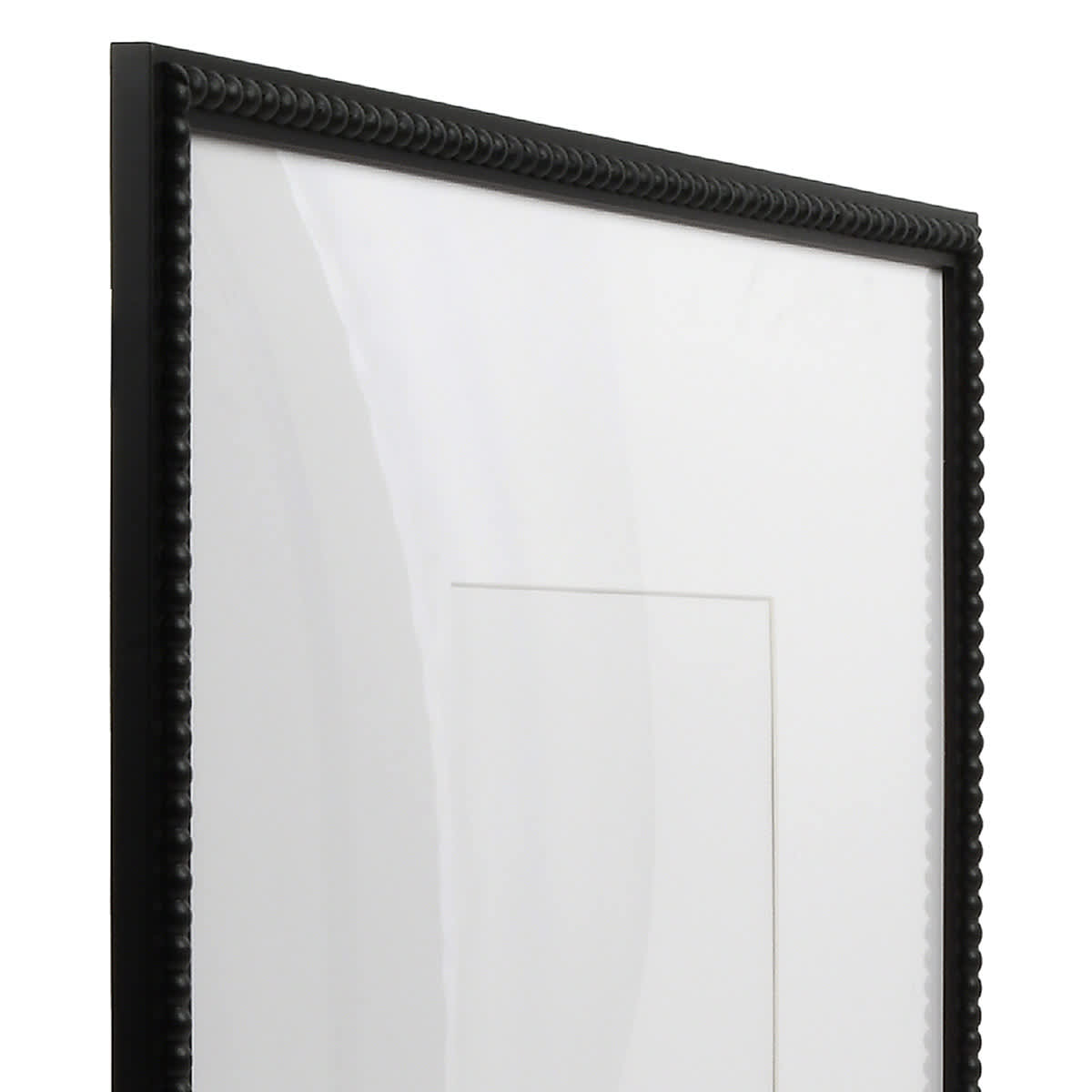 At Home 18" Black Matted To 8x10 Beaded Wall Frame
