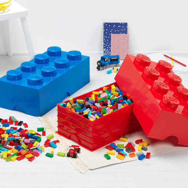 at home 2-Pack Lego Storage Brick Set