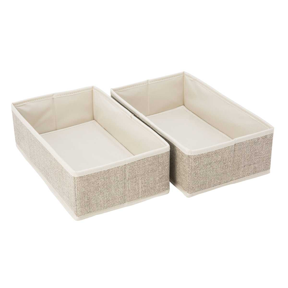 At Home 2-Pack Rectangle Drawer Organizers