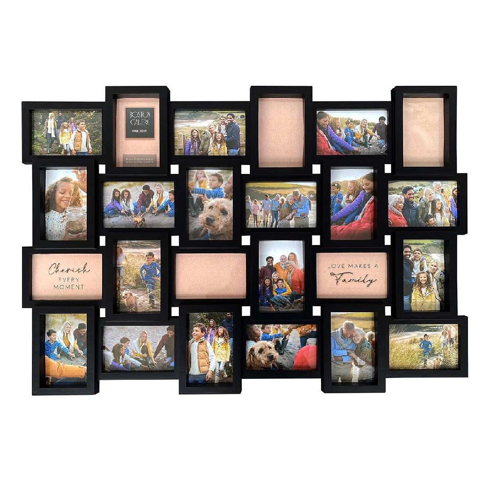 At Home 24-Opening Black Collage Wall Frame 33x23