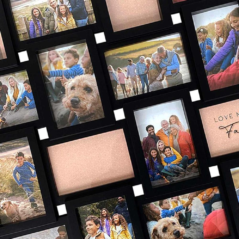 At Home 24-Opening Black Collage Wall Frame 33x23