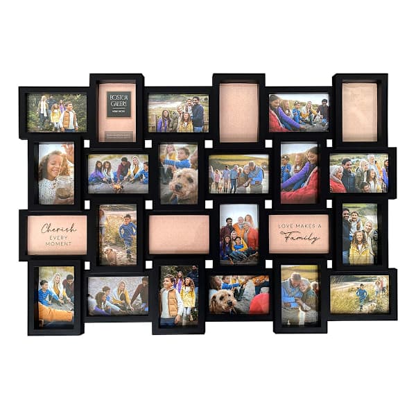 at home 24-Opening Black Collage Wall Frame 33x23