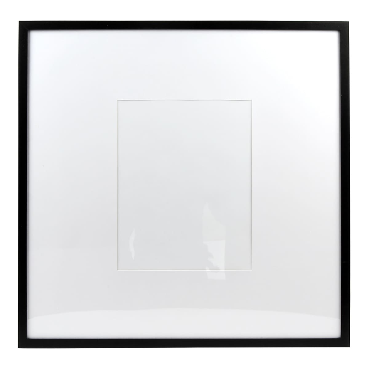 At Home 25" Black Matted To 11x14 Wall Frame