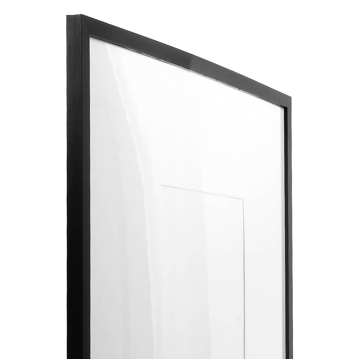 At Home 25" Black Matted To 11x14 Wall Frame