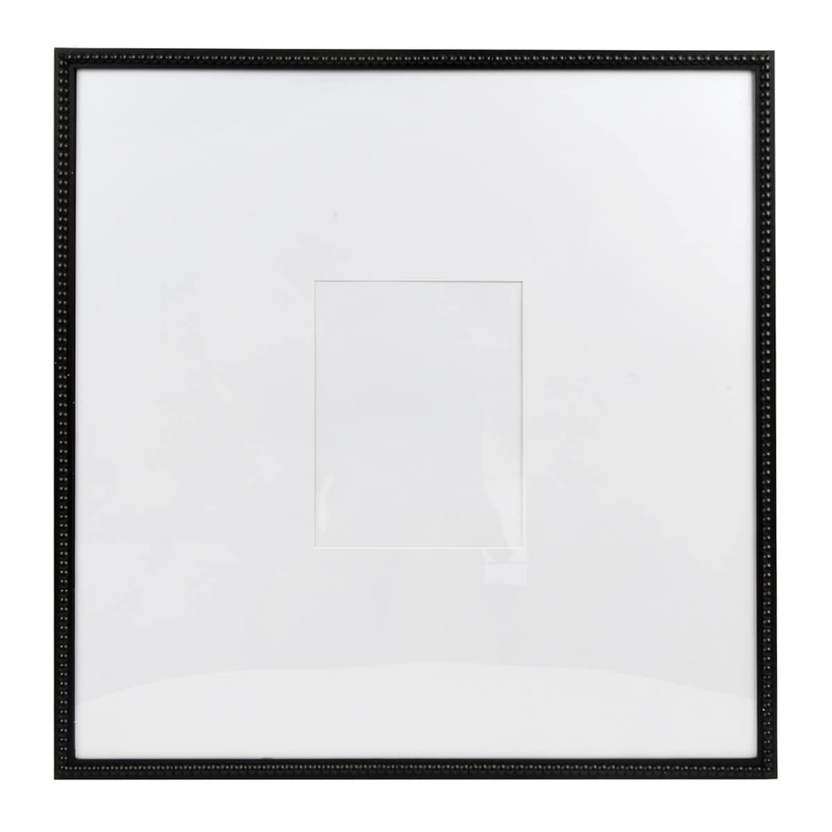 At Home 25" Black Matted To 8x10 Beaded Wall Frame