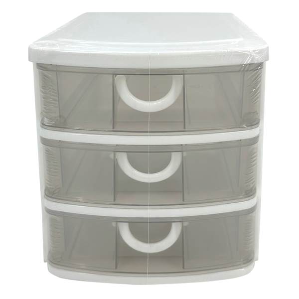 at home 3-Drawer Mini Organizer Black Pearl