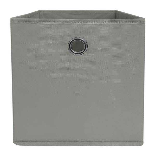 at home 3-Pack Storage Bin Grey