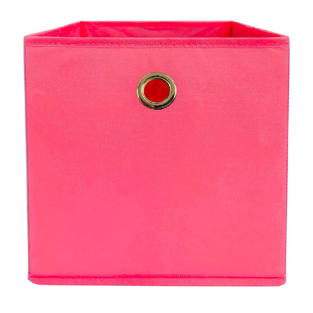 At Home 3-Pack Storage Bin Pink