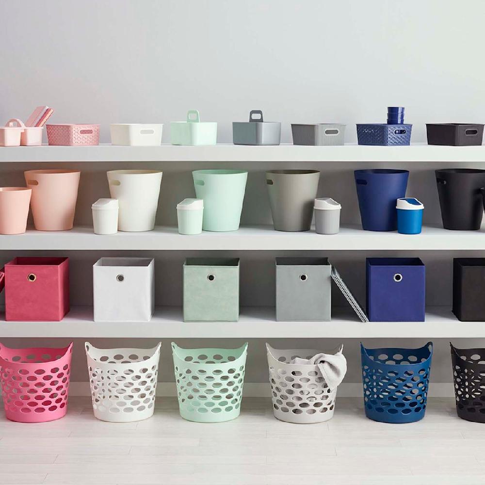 At Home 3-Pack Storage Bin Pink