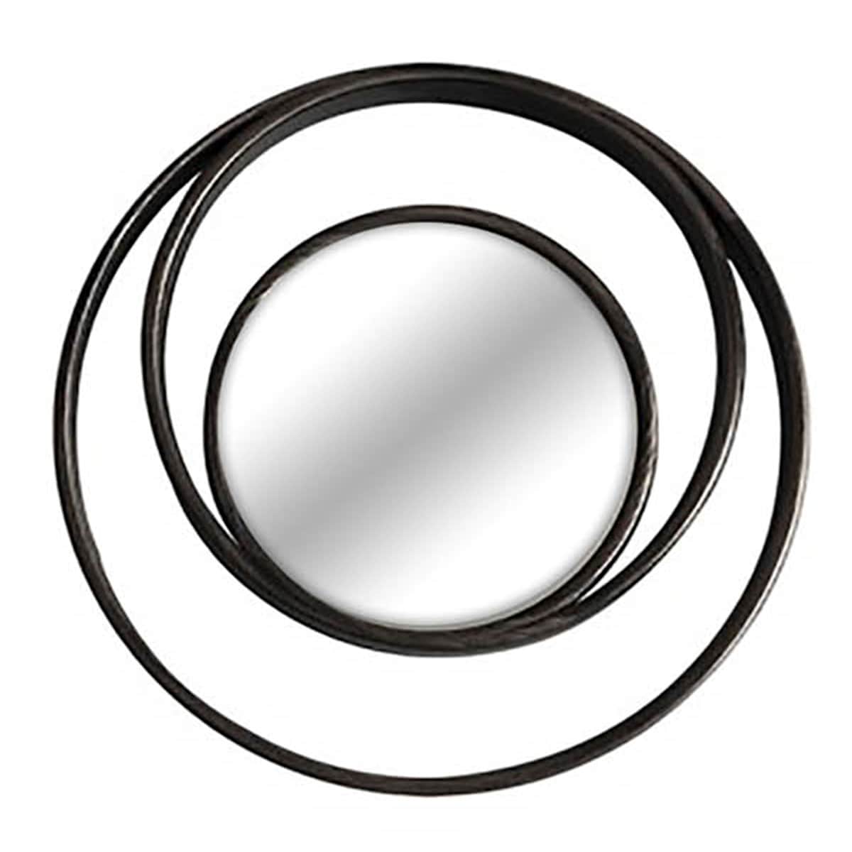 At Home 3-Piece Modern Round Mirror Set 10"