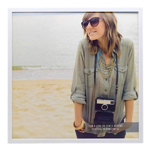 at home 3-Piece White Peel & Stick Wall Frames 12"