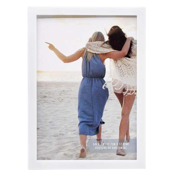 at home 3-Piece White Peel & Stick Wall Frames 5x7