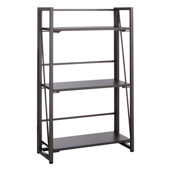 at home 3-Tier Vienna Folding Bookshelf Grey