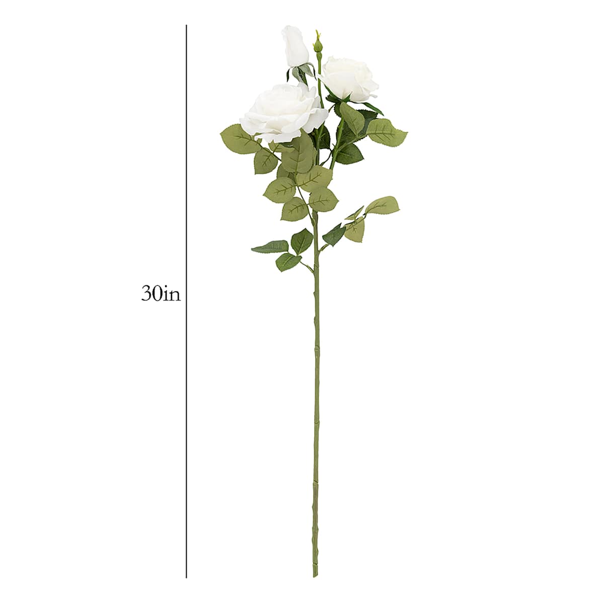 At Home 30IN WT REAL-FEEL ROSE STEM