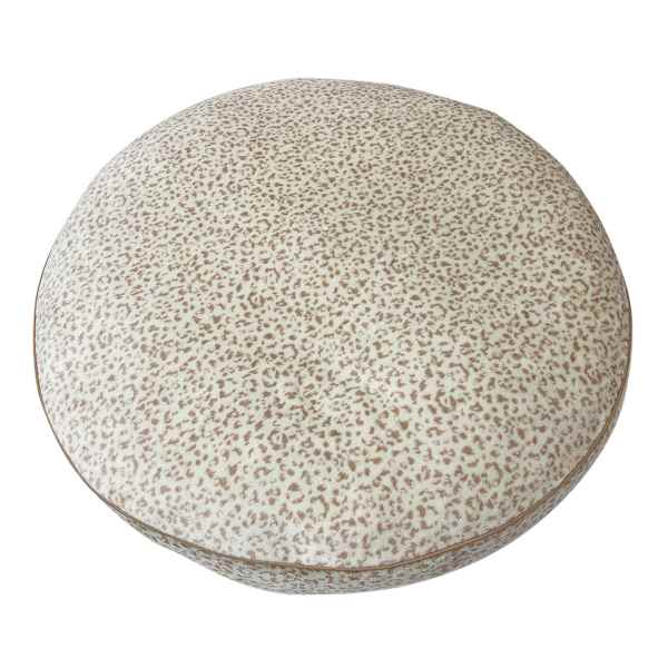 at home 36x36 Round Leopard Print Bed